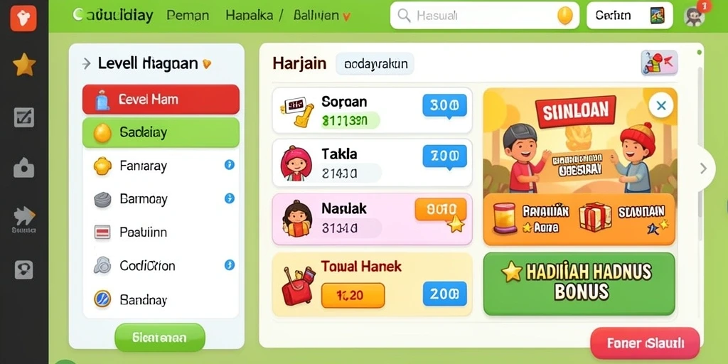 Tampilan antarmuka pengguna yang menarik dan intuitif.