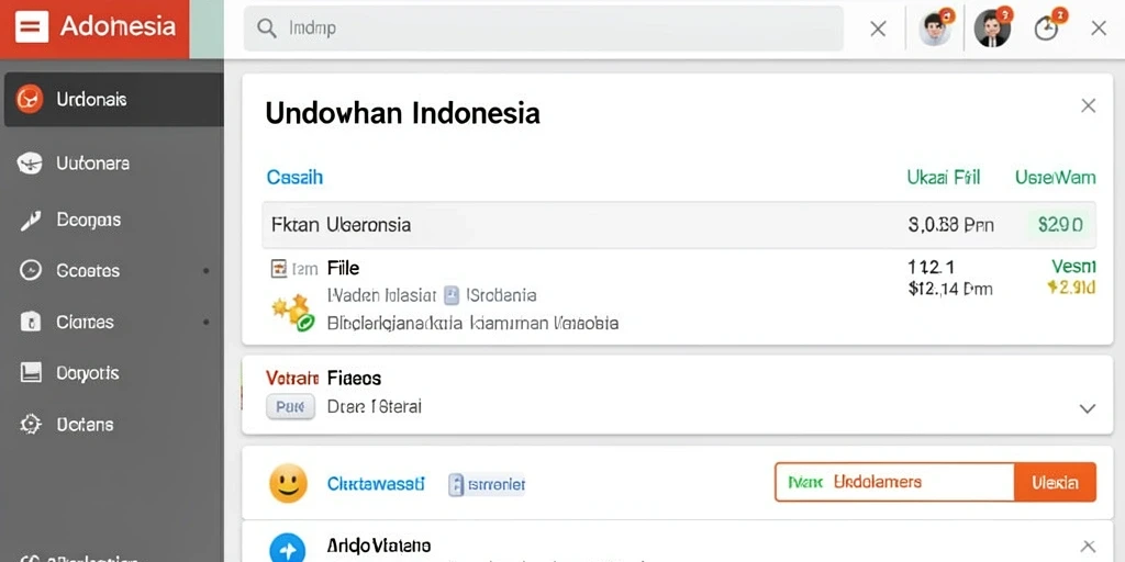 Tampilan antarmuka yang sederhana dan mudah digunakan.