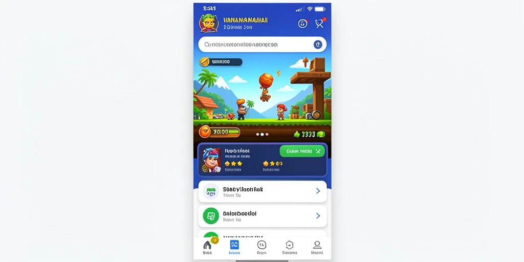 Tampilan awal yang menarik dan user-friendly.