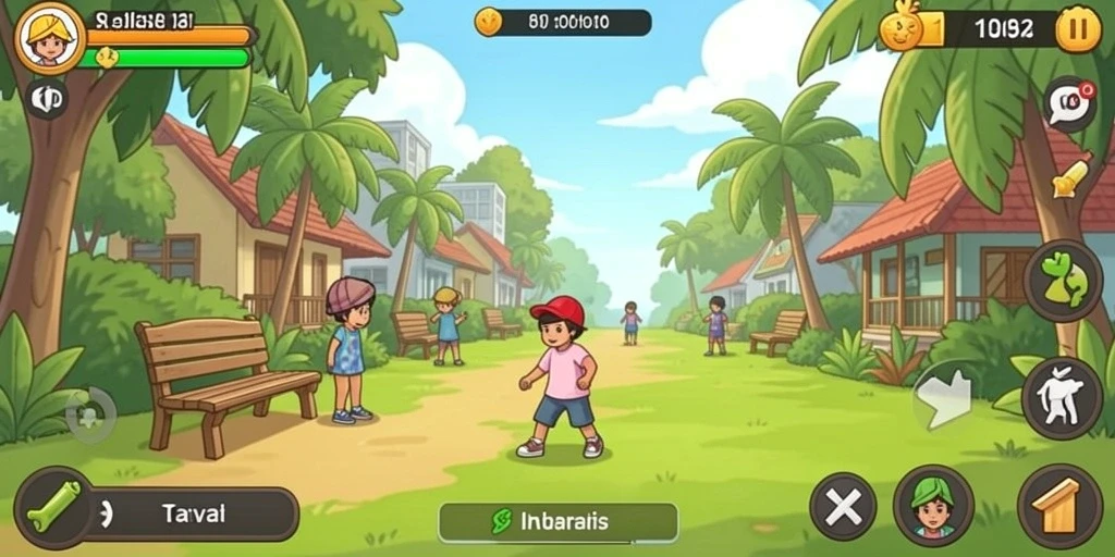 Interface aplikasi yang menarik dan user-friendly.