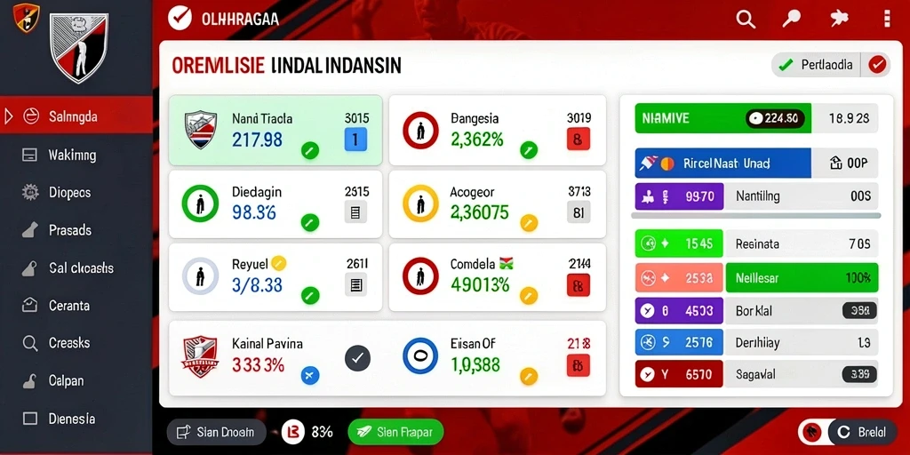 Tangkapan layar antarmuka pengguna yang modern dan bersih.