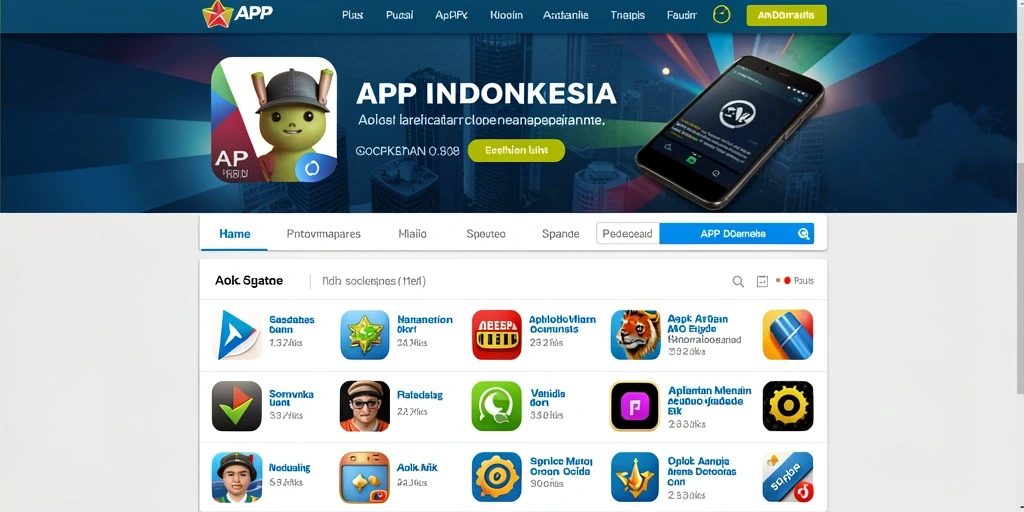 Tampilan utama aplikasi dengan kategori produk yang jelas.